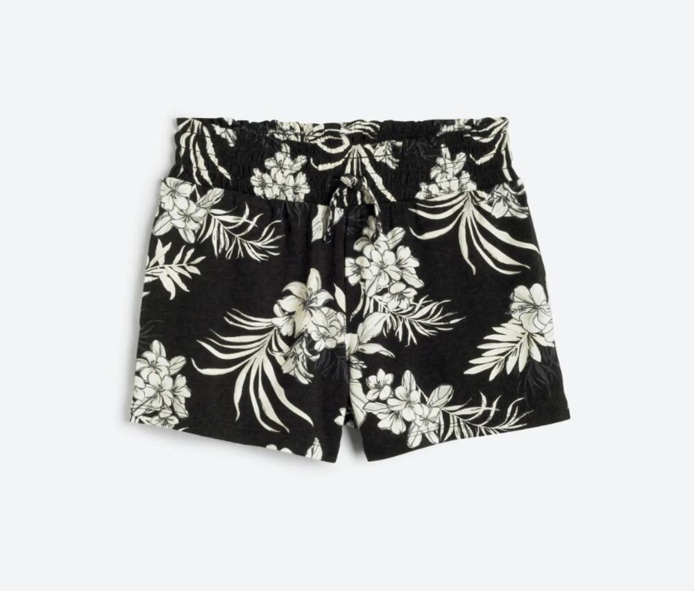 Bixby Nomad Tropical Floral Smocked Waist Shorts NWT Girls 6-7